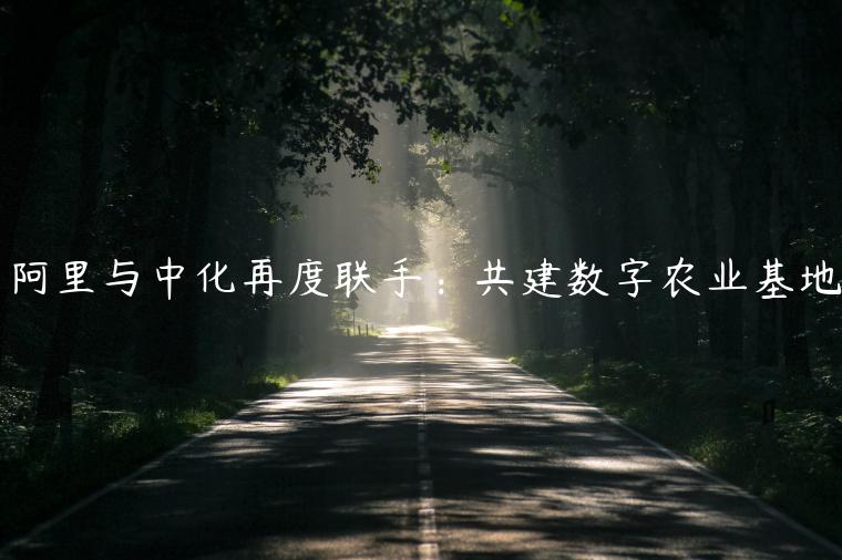 阿里與中化再度聯(lián)手：共建數(shù)字農(nóng)業(yè)基地